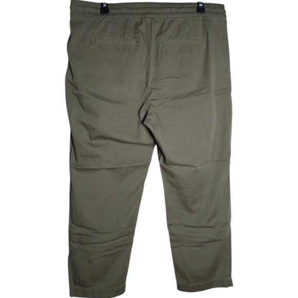 GAP Women's Olive Joggers Sz L - Picture 3 of 6